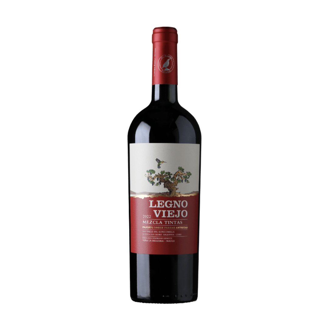 LEGNO VIEJO_ CABERNET SAUVIGNON_CARIGNAN_CABERNET FRAN_ 750ml Vino Tinto Ensamblaje La Higuera de Legno Viejo - Imagen 1