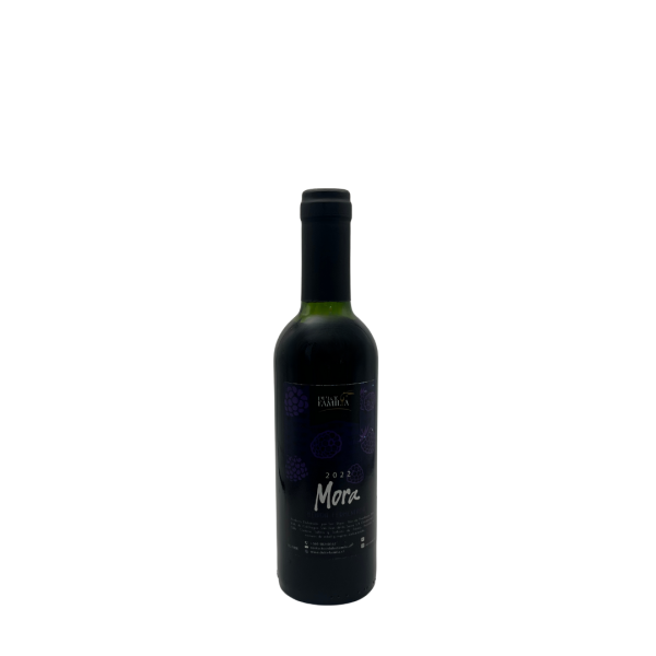 Vino de Mora Viña Dulce Familia botellin de 375ml
