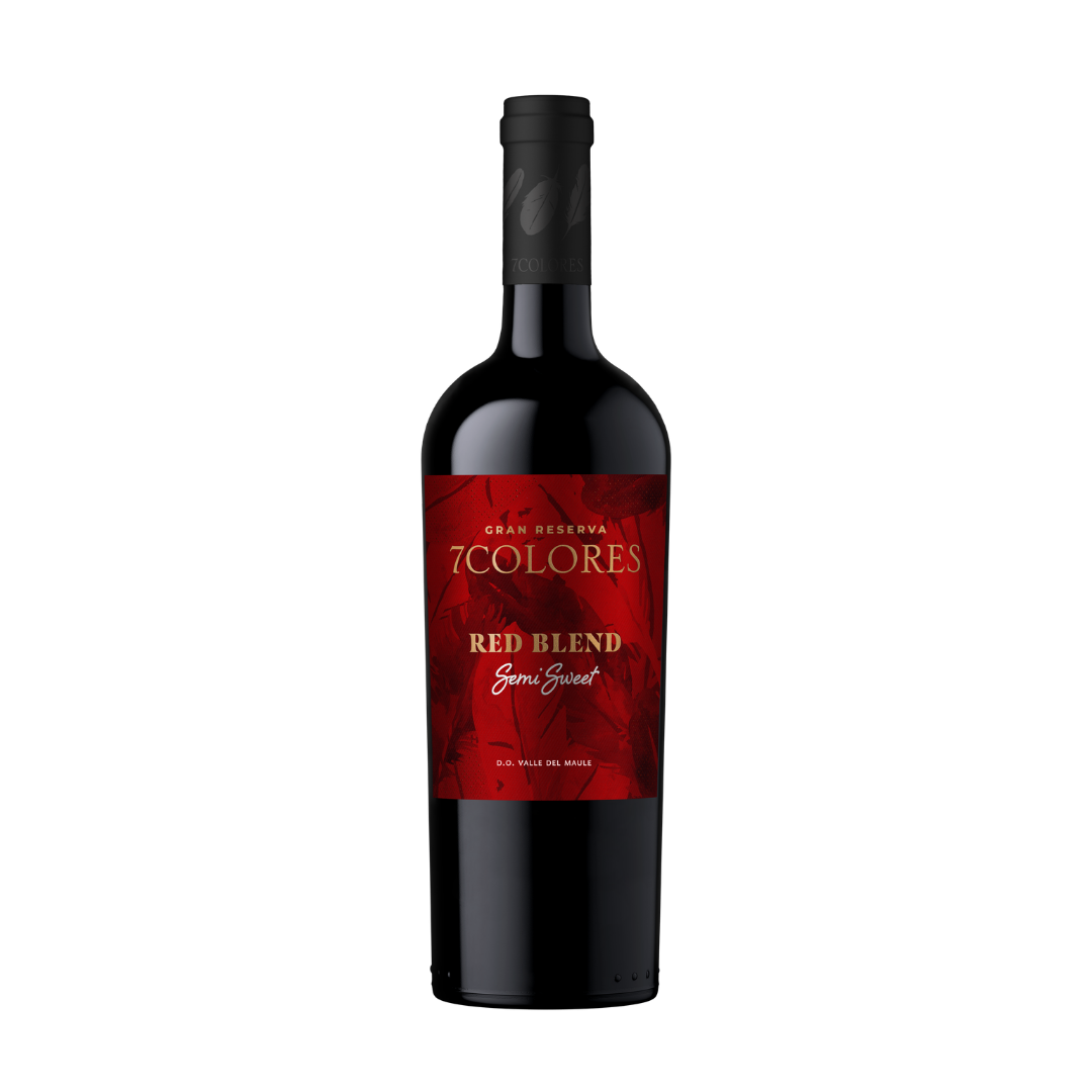 7 Colores Semi Sweet Red Blend Gran Reserva 750 ml - Imagen 1