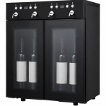 Dispensador de vino para 4 Botellas con dos puertas